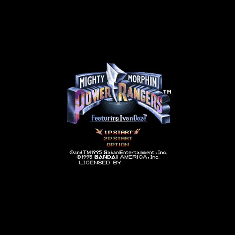 Mighty Morphin power Rangers-фильм 16 бит большая серая игровая карта для NTSC Game Player Прямая доставка