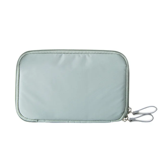 Light Blue (L) Дорожный кредитный держатель для карт, Обложка для паспорта, банковская карта, защита для паспорта, сумки для визиток, органайзер для документов, женский кошелек - Цвет: Light Blue (L)