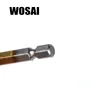 WOSAI Glass Marble Porcelain Spear Head Ceramic Tile Drill Bits Set 6 pcs 4/5/6/8/10/12mm 1/4