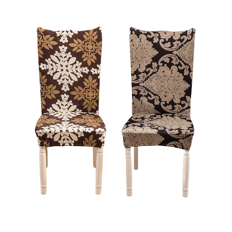 Monily Vintage Universal Spandex Stretch Dining Room Chair Cover Protector Elastic Floral Printing Chair Seat Case For Kitchen Monily Vintage Universal Spandex Stretch Dining Room Chair Cover Protector Elastic Floral Printing Chair Seat Case For Kitchen