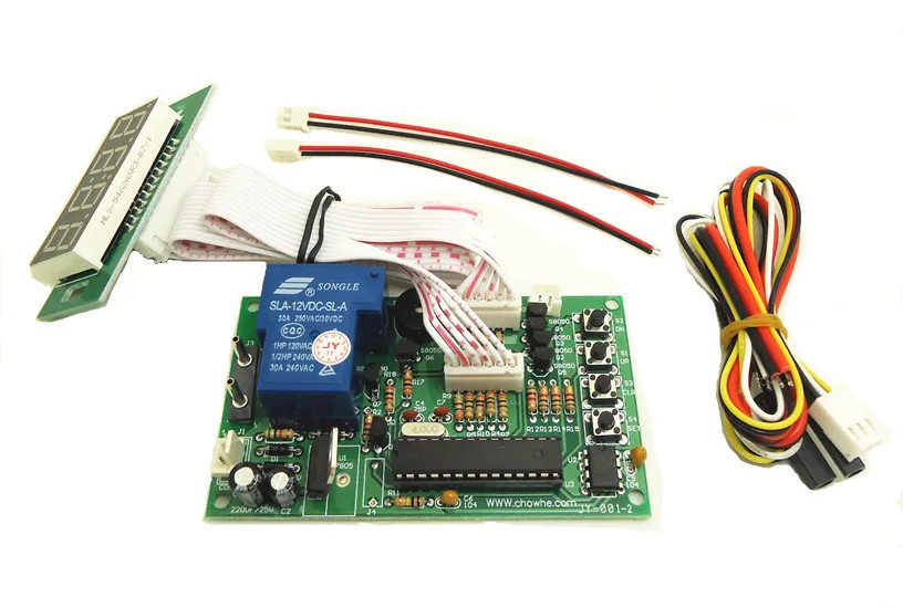 

JY-152 2 Section Price Time Control Countdown Timer Board Power Supply For Coin Acceptor Selector
