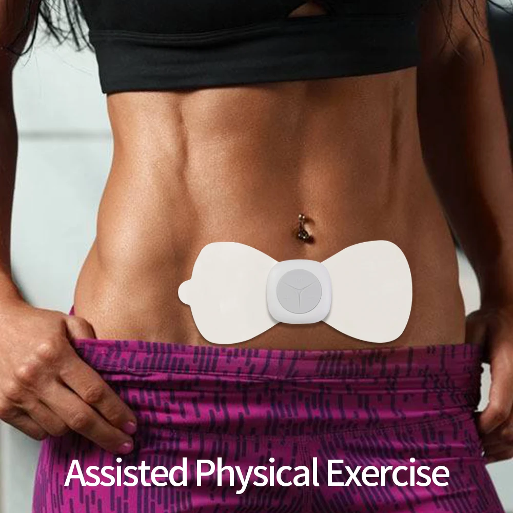 YOUKE 9 светодиодный дисплей Электрический мышечный Стимулятор беспроводной ABS