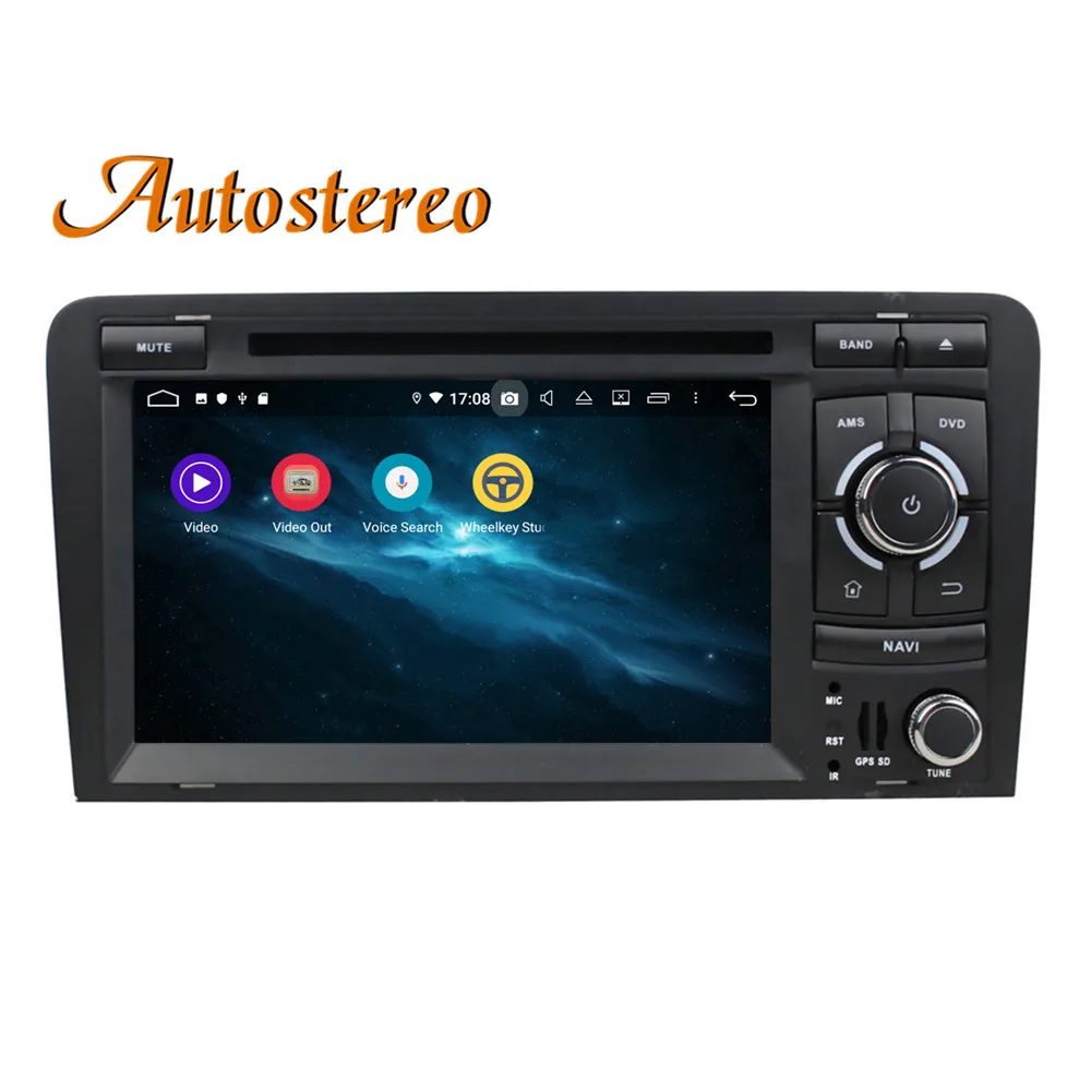 Cheap DSP Android 9  GPS Navigation Car DVD CD player Stereo For Audi A3 S3 2003-2012 Multimedia player radio tape recorder head unit 6
