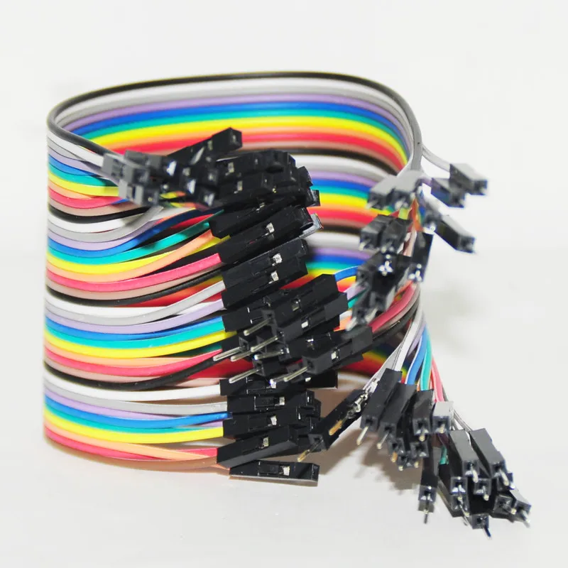 Dupont перемычка провода 10 см 20 см 30 см для Arduino Макет кабель линии мужчин и женщин электронные DIY - Цвет: 20CM M-F Wire