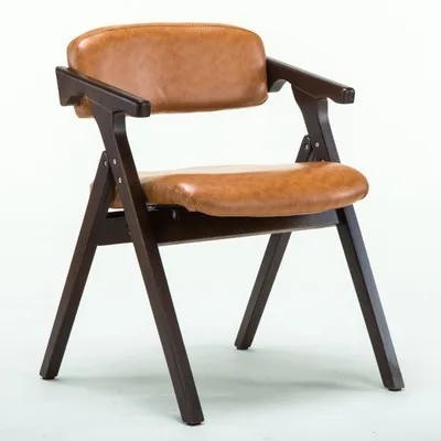 Best Quality dining room folding chair wood material PU leather seat and backrest restaurant hotel stool retail and wholesale free shipping Best Quality dining room folding chair wood material PU leather seat and backrest restaurant hotel stool retail and wholesale free shipping