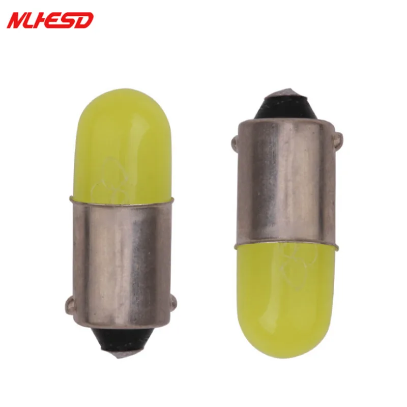 10 шт. T11 363 BA9S удара круглая 3D Led T4W 1 SMD номерного знака автомобиля светильник