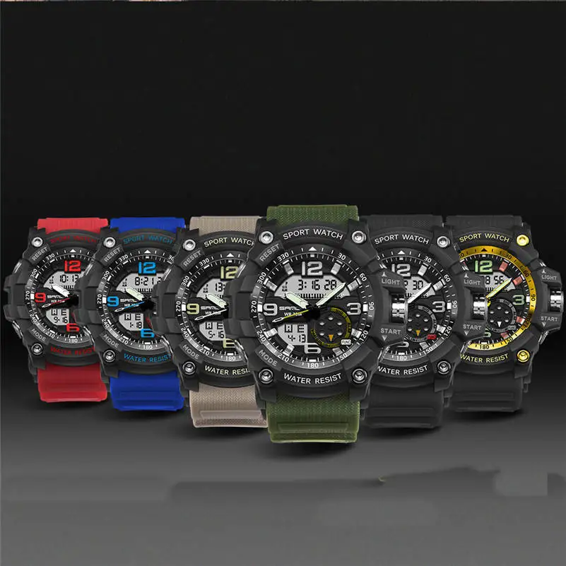 Новые модные цифровые часы мужские спортивные часы популярные военные наручные часы Relogio Masculino Relojes Hombre homme 661D5