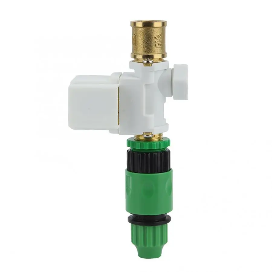 

Water Irrigation System Controller Automatic Timer Watering Solenoid Valve New(US 100-240V) Electric Magnetic Valve