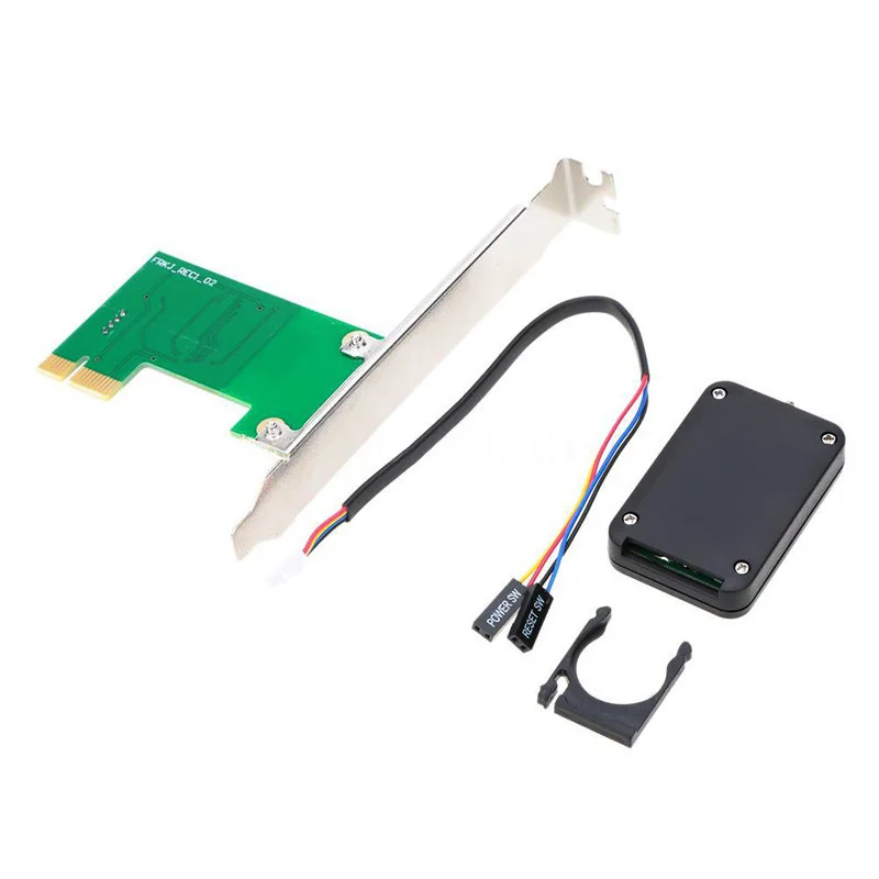 New PCI E Desktop Remote Control 20M Wireless Restart Switch Turn ON