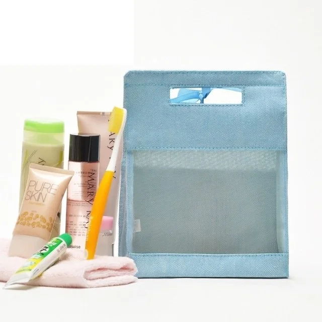 canvas makeup bag wholesale Wholesale 1pcs brief canvas cosmetic bag thick gauze toiletry kit large capacity make up bag ...