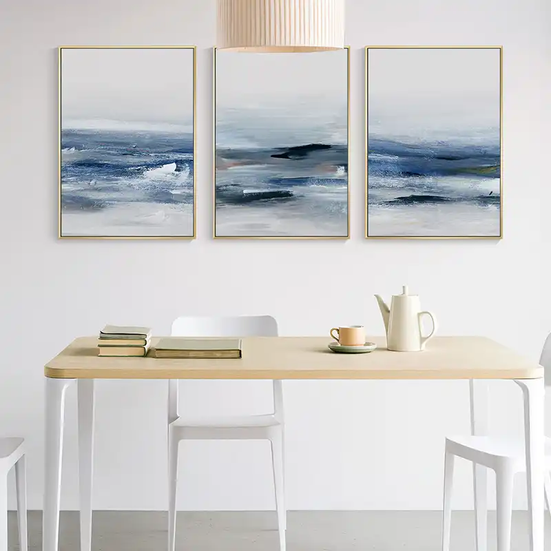 Blau Meer Wasser Ozean Wellen Leinwand Malerei Moderne ...
