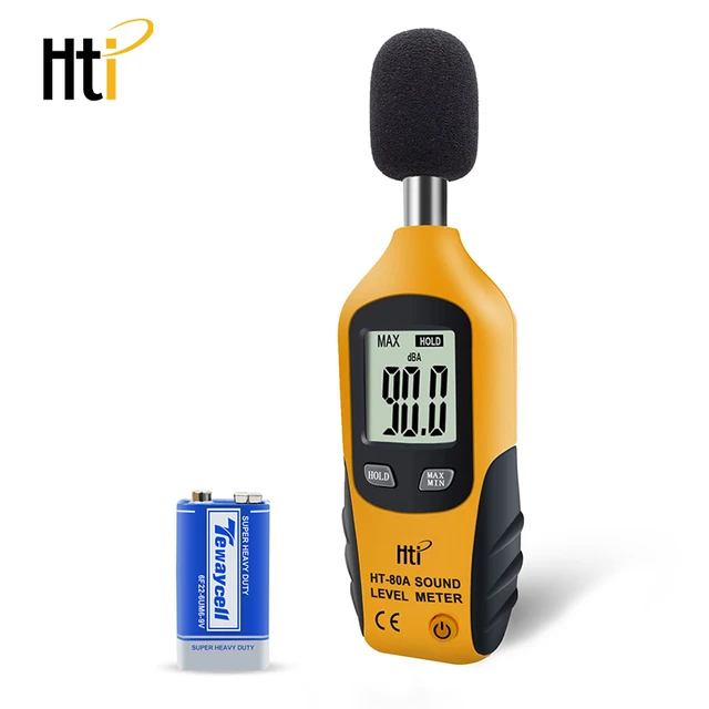 $US $22.99 Hti Mini Sound level meters Decibel meter logger Noise Audio detector Digital Diagnostic-tool Autom