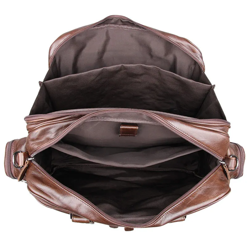Taschen Handtaschen Büro Leder 16 Brown Laptop 7150q Aktentaschen Bag Zoll Männer Aktentasche Vollnarben Für Echtem Umhängetasche wXYYRI