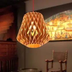 Алмазная деревянная Эдисон лампа ретро искусство личность бар освещение отель Гостиная Столовая домашняя спальня простые деревянные