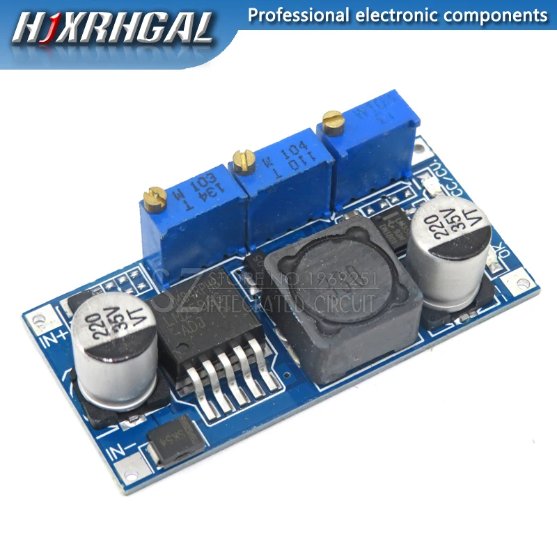 

1PCS LM2596 LED Driver DC-DC Step-down Adjustable CC/CV Power Supply Module