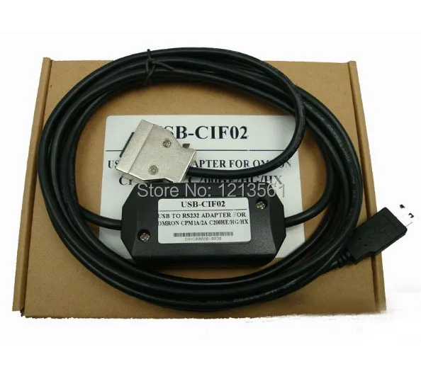 

New USB-CIF02 Programming PLC Cable For Omron CPM1 CPM1A CPM2A CPM C200HS C200HX/HG/HE Win7/2000/XP