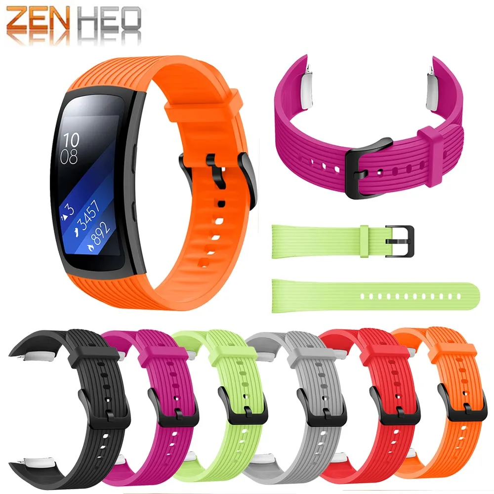 

Watch band Replacement Wristband For Samsung Gear Fit 2 Pro Band Luxury Silicone Watchband For Samsung Fit 2 SM-R360 Strap