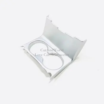 

For Mazda CX-5 CX5 2017-2020 Front Console Water Cup Holder Cover Interior Frame Trims ABS Chrome CX 5 Car-styling Accessories