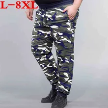 Новые мужские камуфляжные свитшоты Мужские штаны для бега нижняя часть спортивного костюма армейский Военный камуфляж принт повседневные хлопчатобумажные спортивные брюки мужские