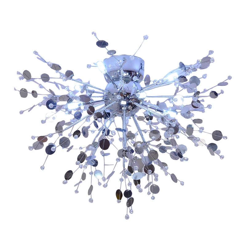 

Modern Fashion Living Room Roof Lighting Surface mounted Bedroom Led Light Crystal Modern Ceiling Light For Living Room