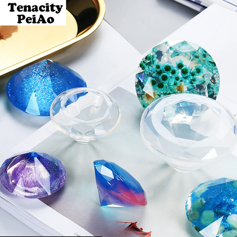 

Transparent Silicone Mould Dried Flower Resin Decorative Craft DIY Mold Diamond Type epoxy resin molds for jewelry