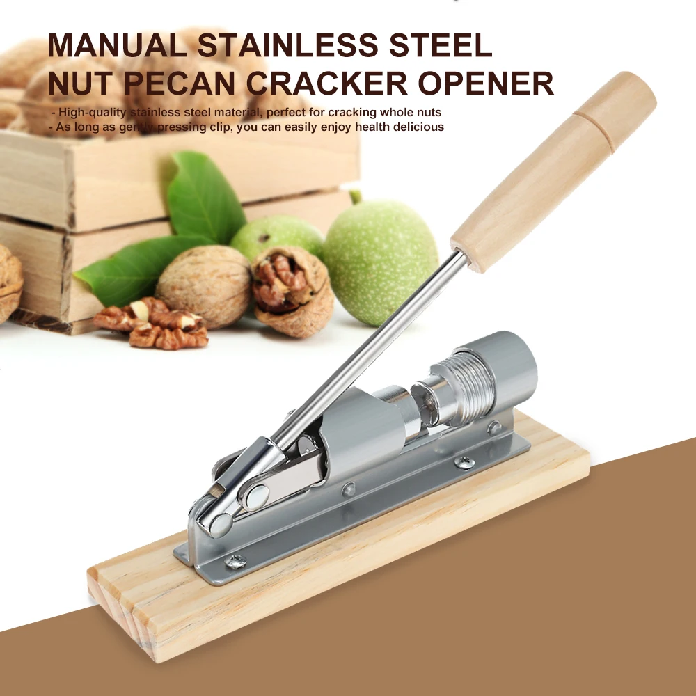 

Original Manual Heavy Duty Nut Cracker Pecan Cracker Fast Opener Nutcracker Nut Sheller For Kitchen Nut Cracker Opener Tools