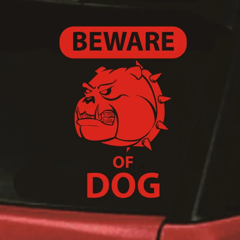 Beware of bulldog виниловая наклейка на окно высеченная наклейка с собакой наклейка Водонепроницаемая оконная наклейка s оконные принадлежности