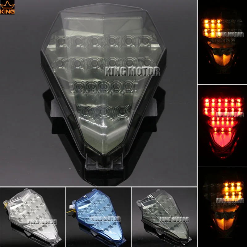 

For YAMAHA YZF R6 YZF-R6 2008-2014 Motorcycle Accessories Integrated LED Tail Light Turn signal Blinker Smoke