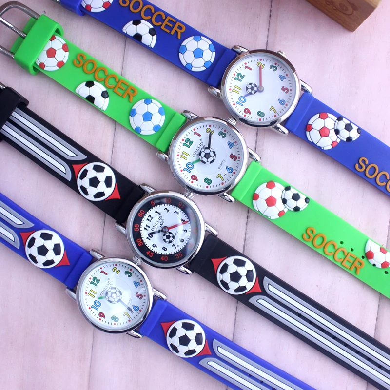 New arrival Unisex clock hours watch Men football kids Watch brand Wristwatch Special Birthday Horlog Relogio 5