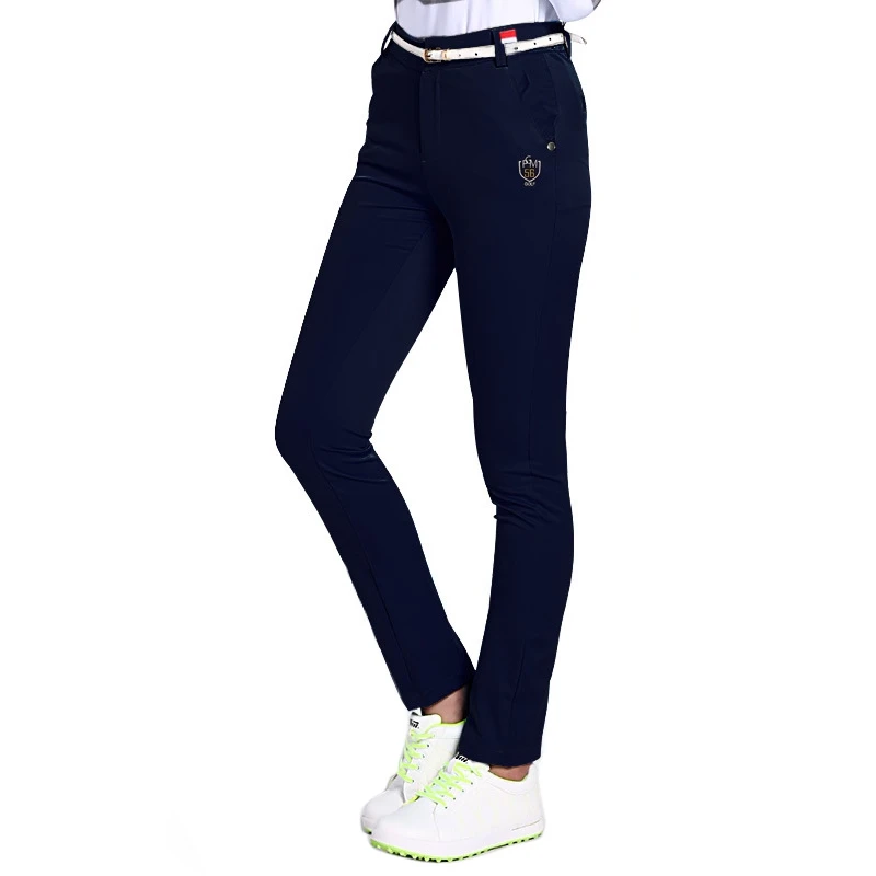 PGM Women Golf Pants Golf Clothing Women Slim Golf Tennis Pant Quick