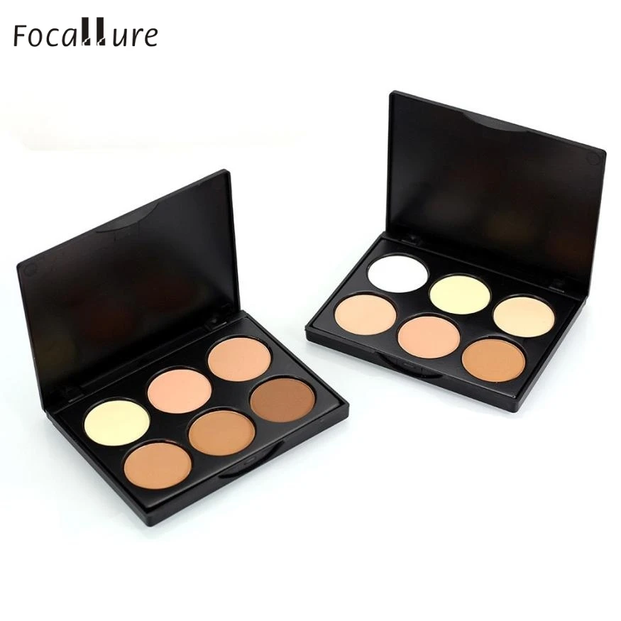 

Hot Best Deal Beauty Girl Professional 6 Colors Contour Face Cream Makeup Concealer Palette Cosmetics Nov.28