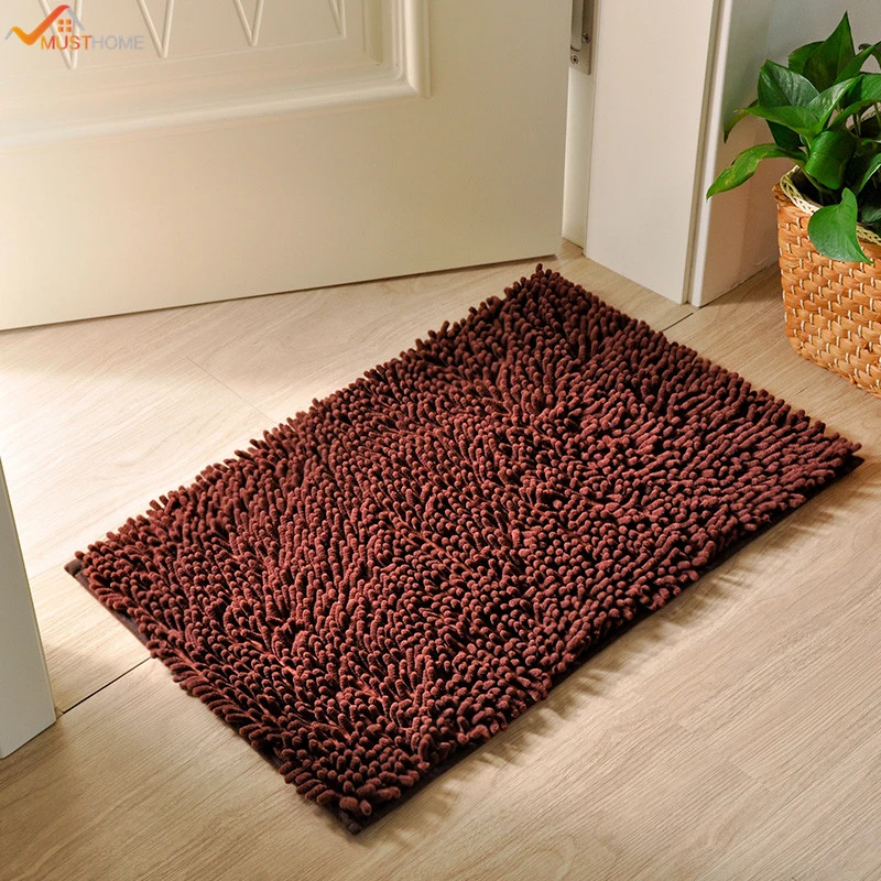 40 60cm Super Soft Absorbent Non Slip Microfiber Chenille Carpet Doormat Bath Mat Rug Carpet Floor Rug Bath Mat Chenille Carpetbath Mats Rugs Aliexpress