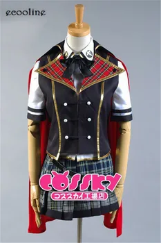 

New!Anime Final Fantasy Type-0 Rem Cosplay Costume Summer Skirt Uniform FF ZERO XS-XL Free Shipping