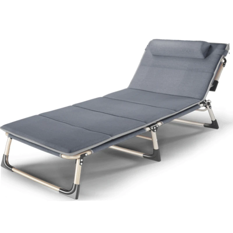 

Folding Bed Recliner Loungers Deck Office Nap Bed Guest Bed Featuring a Super Strong Sturdy Frame For Camping Outdoor Hiking