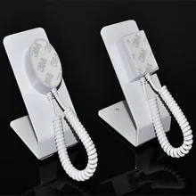 Продается в упаковке 25 шт. белый цвет l-образный металлический выдвижной ящик Противоугонный безопасный дисплей держатель для телефонов