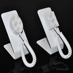 Продается в упаковке 25 шт. белый цвет l-образный металлический выдвижной ящик Противоугонный безопасный дисплей держатель для телефонов