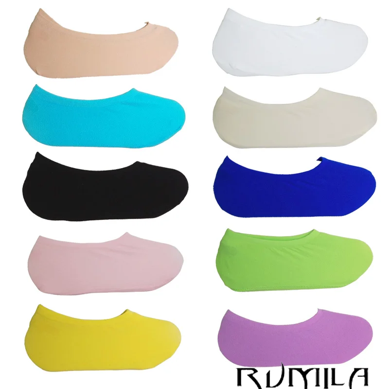 

Warm comfortable cotton girl women's socks ankle low female invisible color girl boy hosier 1pair=2pcs xws40