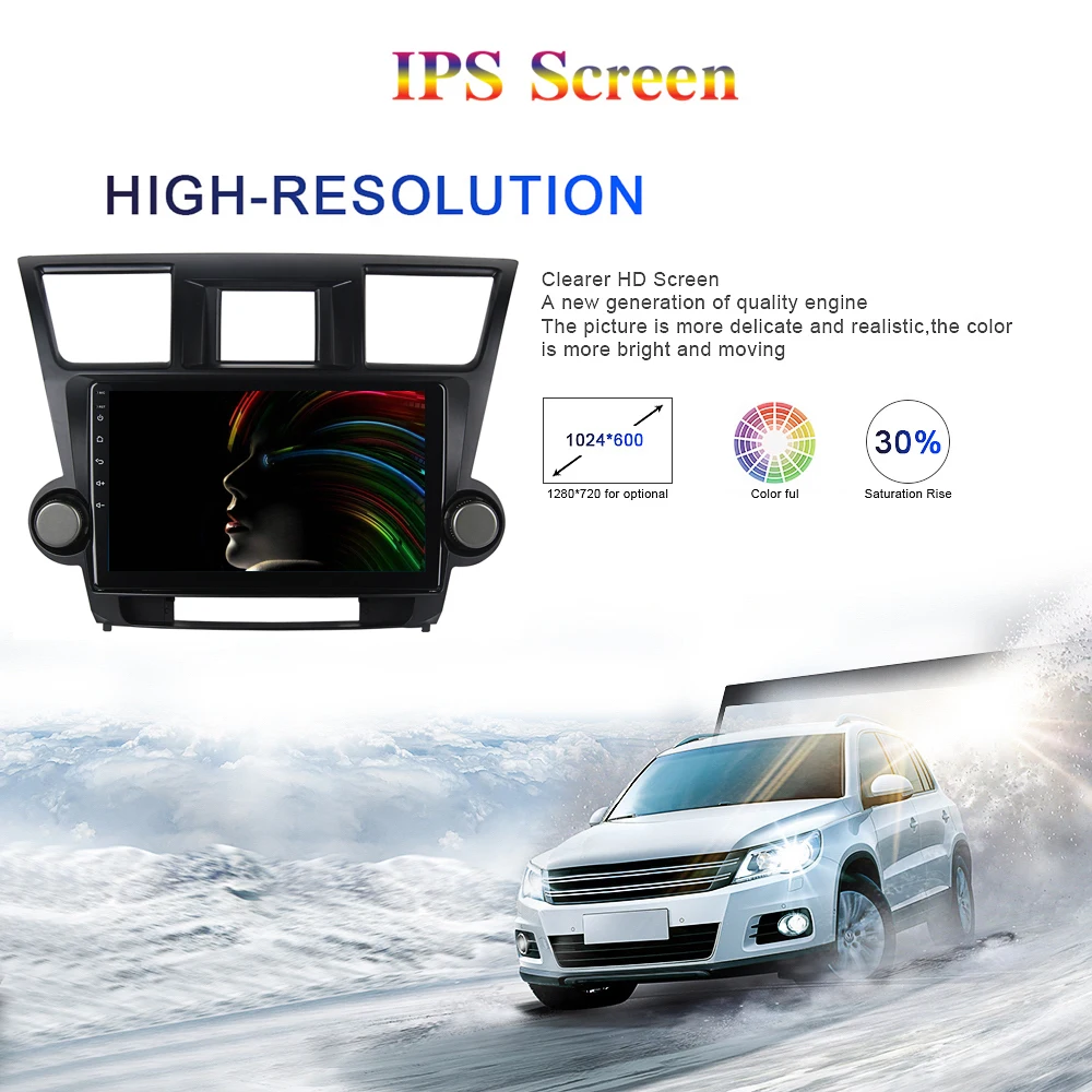Sale Android 9.0 Car Radio 2 Din GPS Navi for Toyota Highlander 2009 2010 2011 2012 PX6 DSP IPS Screen 4Gb+64Gb HDMI RDS WIFI BT SWC 5 Sale Android 9.0 Car Radio 2 Din GPS Navi for Toyota Highlander 2009 2010 2011 2012 PX6 DSP IPS Screen 4Gb+64Gb HDMI RDS WIFI BT SWC 5