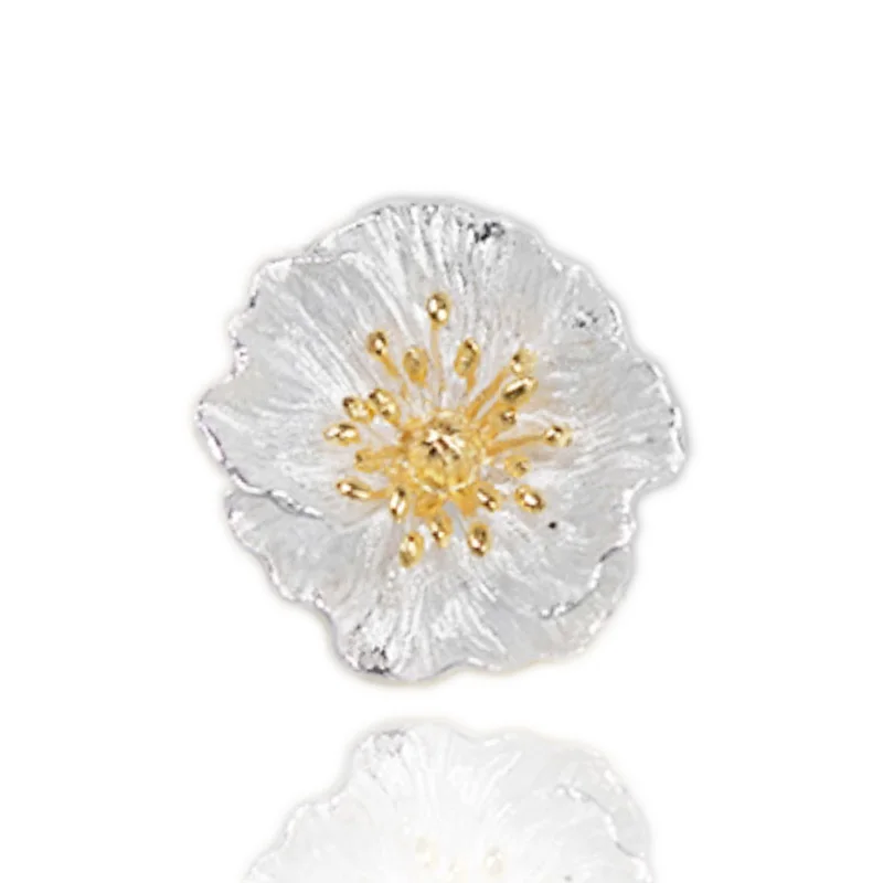 

High quality 925 Sterling Silver Trendy Floriated Pendants For Women
