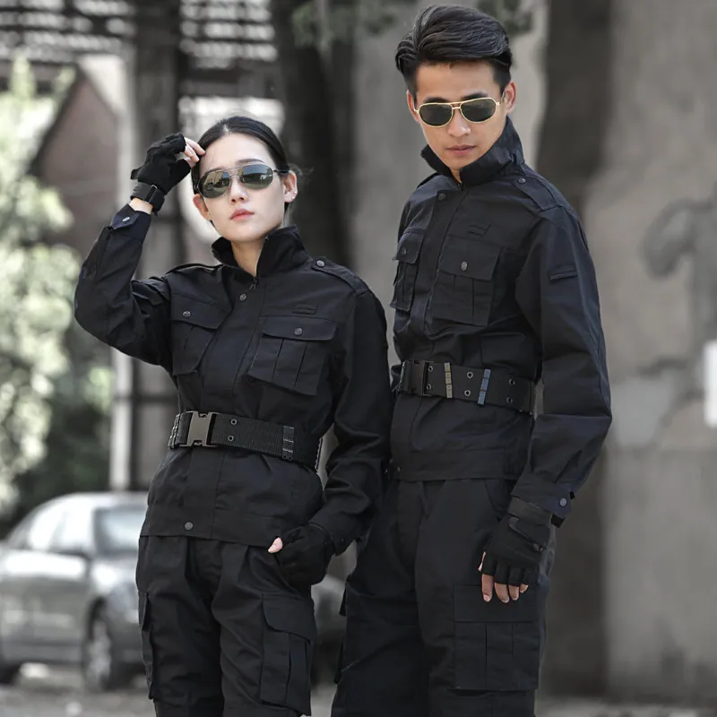 Black Military Uniform Tactical Combat Shirt Uniforms Uniforme Militar Tatico Multicam CS Clothing