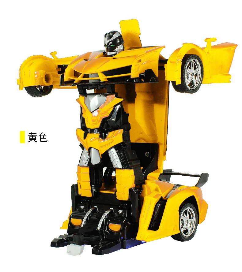 Радиоуправляемый автомобильный трансформатор 2 в 1 модель автомобиля игрушечные роботы вождения спортивных автомобилей модели дистанционного управления автомобиль RC боевые игрушки подарок для мальчика