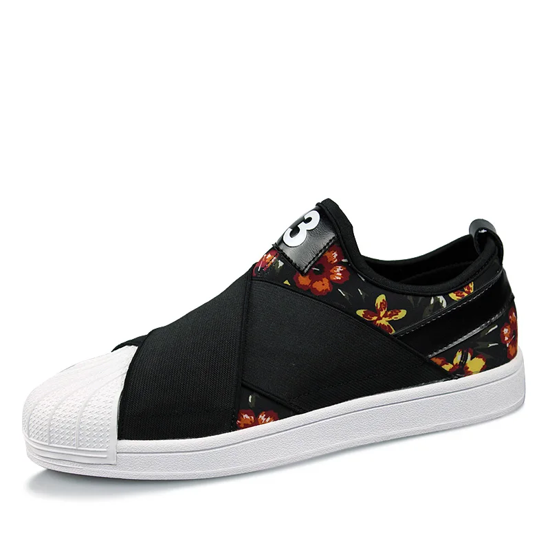 Men Shoes 2017 Brand Man Casual Outdoors Fashion Black Print Stretch Fabric Low Top Nylon Trainer Runner | Обувь