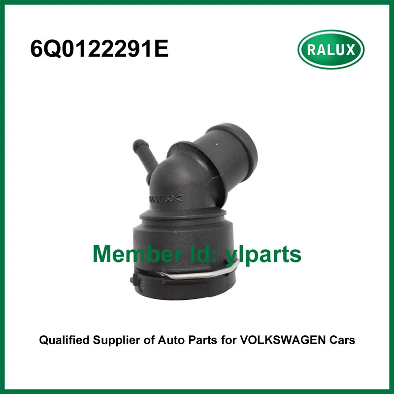 6Q0122291E Coolant Hose Connector Coolant flange for VOLKSWAGEN Jetta