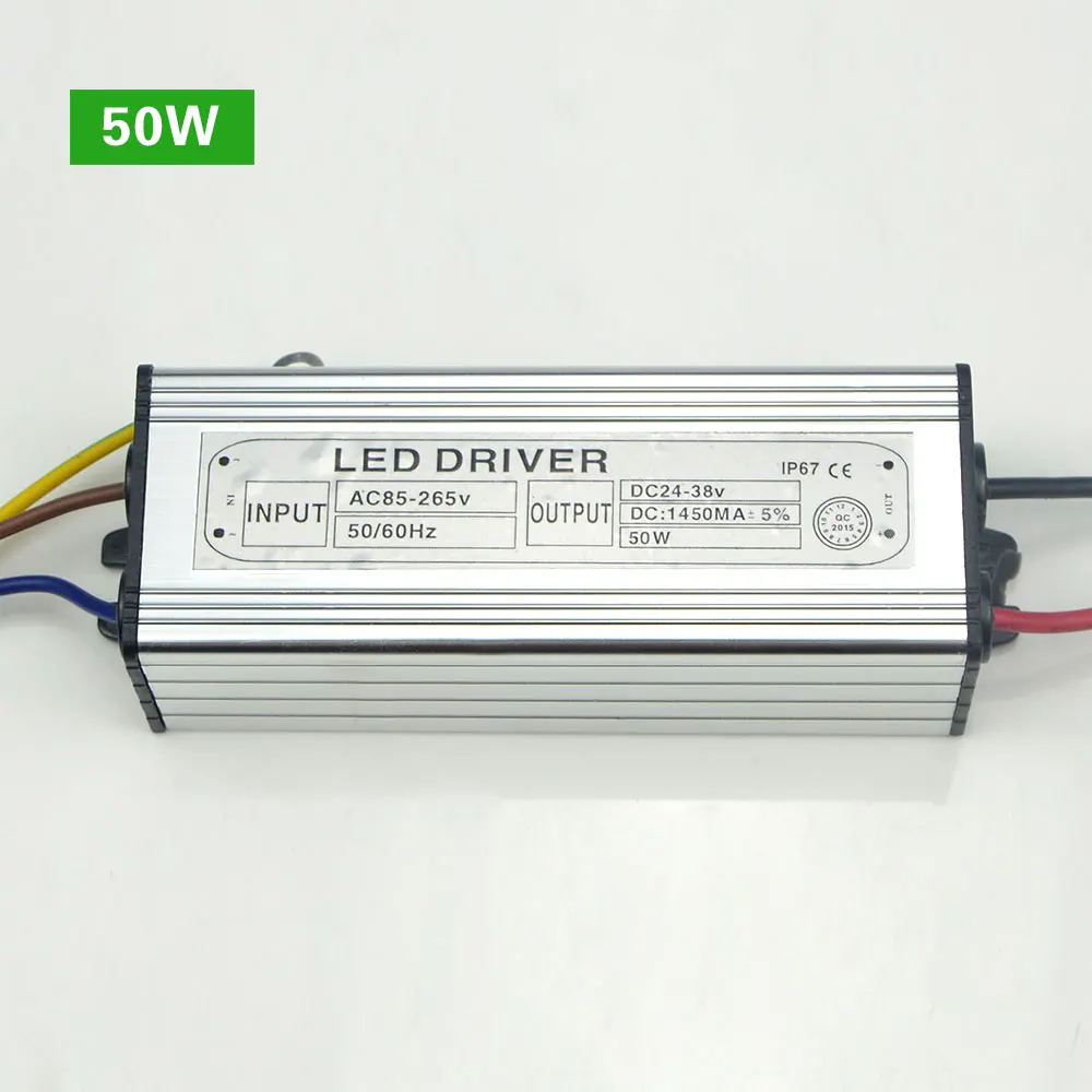 85 V-265 V к DC 24 V-38 V светильник, адаптер трансформатора 10W 20W 30W 50W COB светодиодный чип, драйвер питания для прожекторная софитная лампа