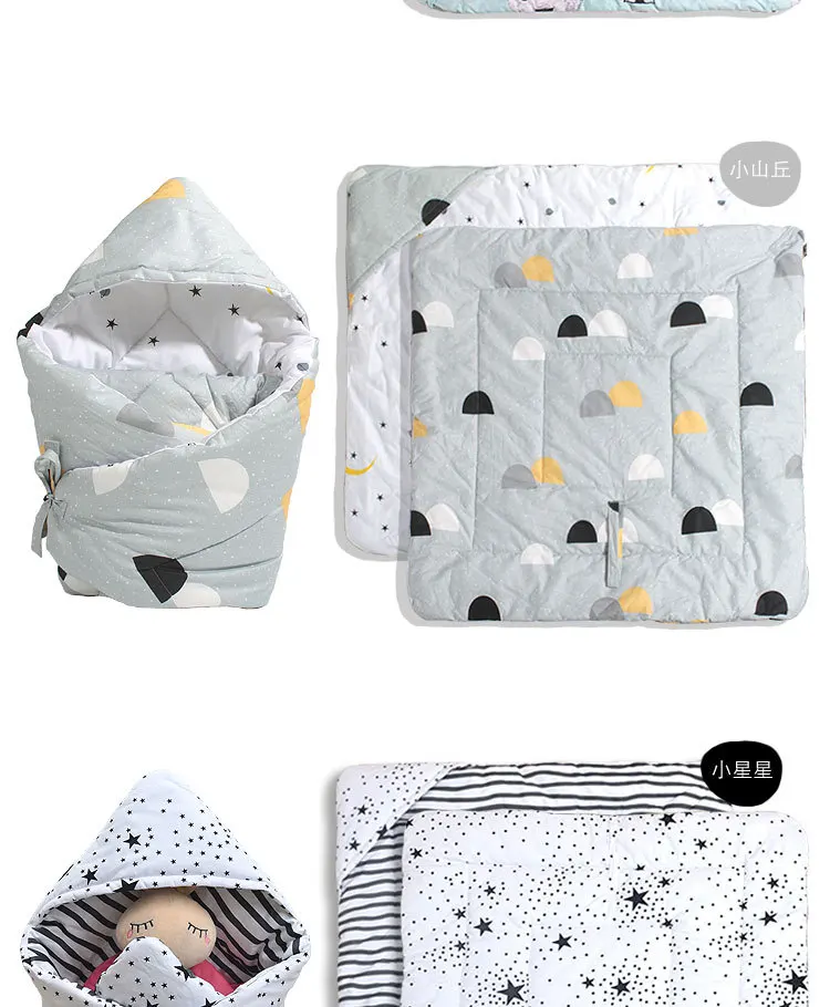 Хлопковое одеяло для малышей; пеленки для в стиле радуги, для младенцев Обёрточная бумага