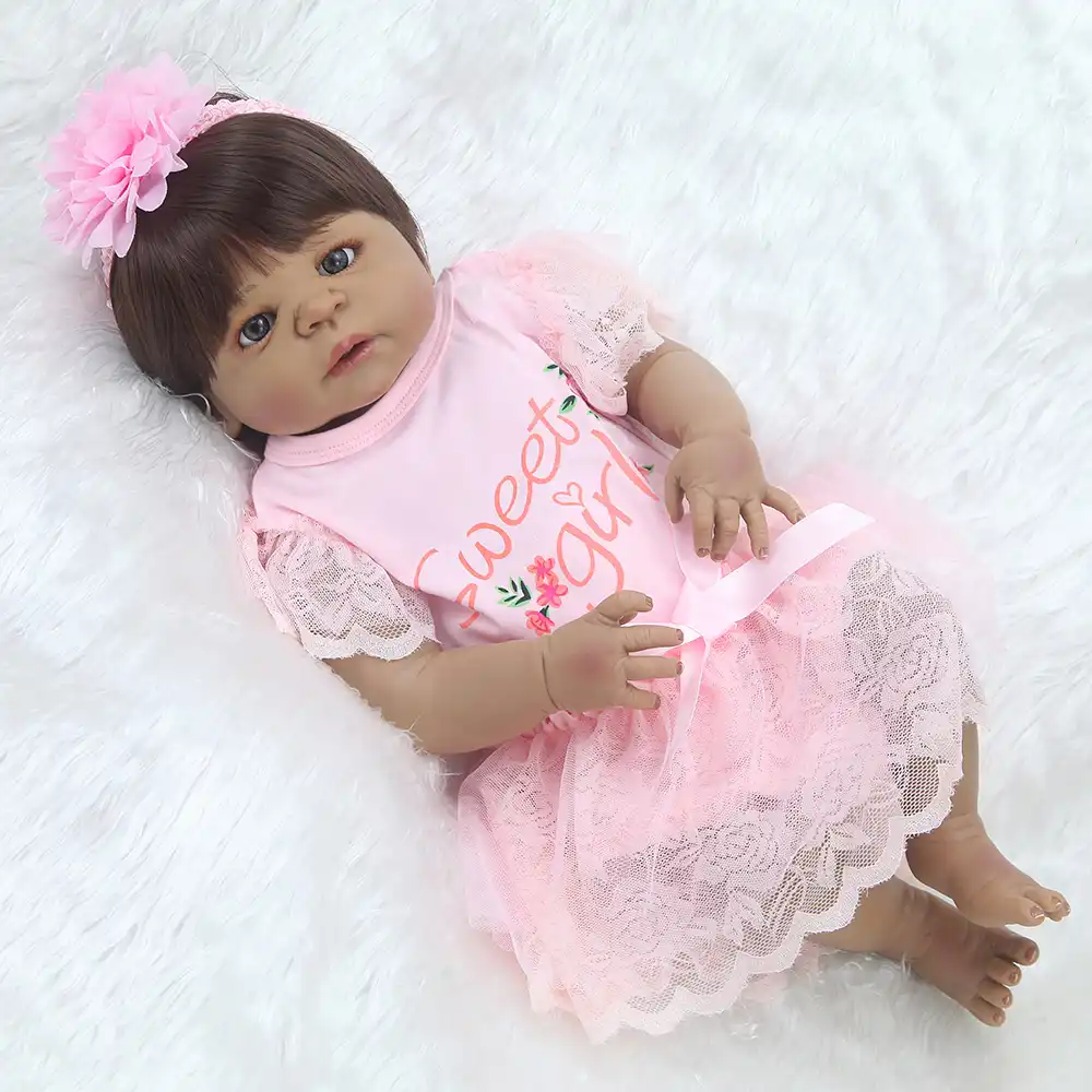 full body silicone reborn baby girl