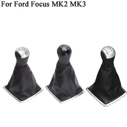 5 Скорость Шестерни переключения рукоятка механизма переключения гетры Gaitor загрузки для Ford Focus MK2 MK3