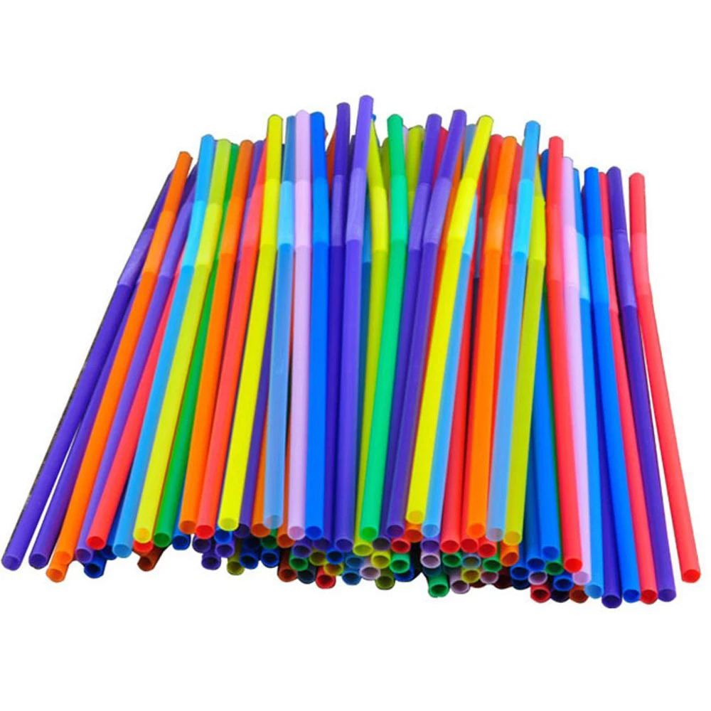 50pcs Flexible&Disposable Drinking Strawin Disposable Party Tableware