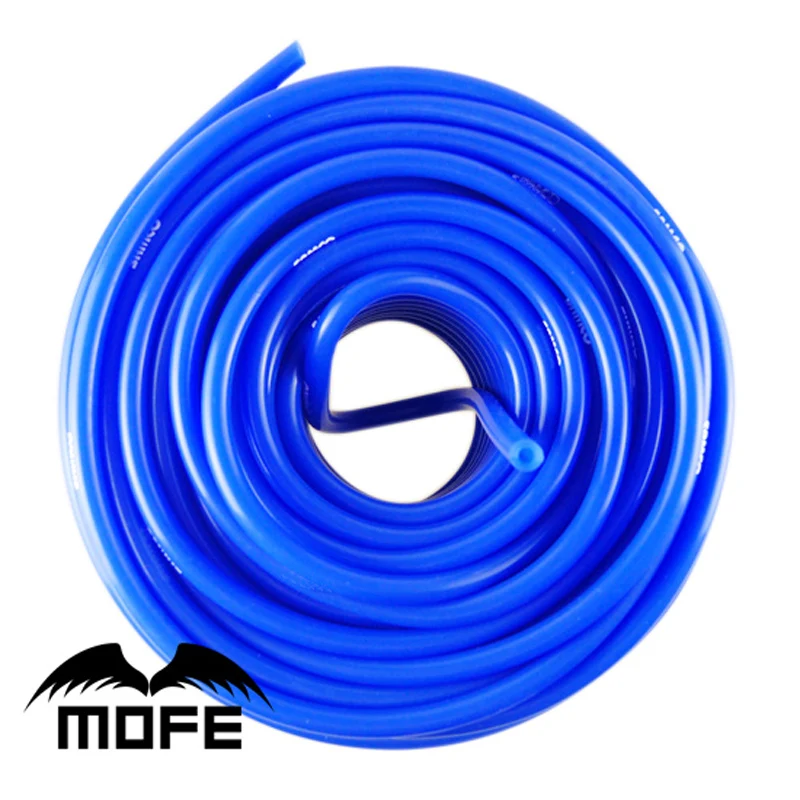 MOFE гоночный силиконовый вакуумный шланг синий красный черный желтый 50 м ID: 6 мм вакуумный силиконовый шланг