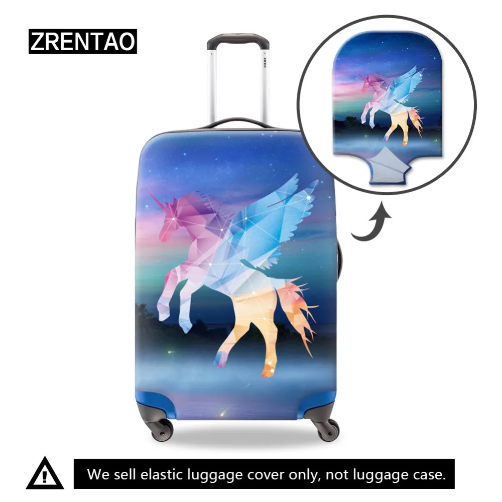 

Personalized Unicorn 18/20/22/24/26/28/30/32 Inch Waterproof Elastic Suitcase Covers For Kids Adults BusinessTravel Trolley Case